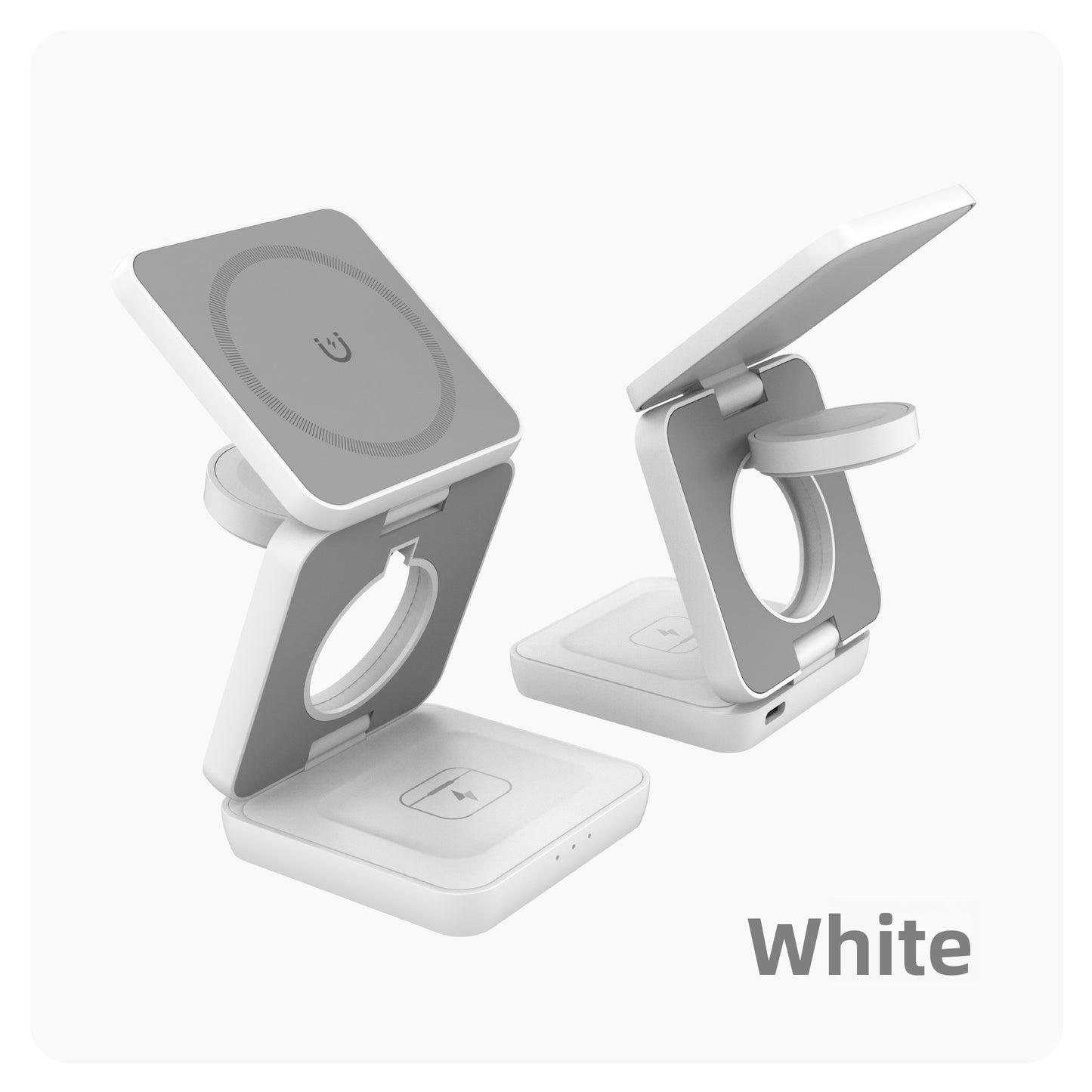 Magnetic Wireless Charger with Foldable Stand