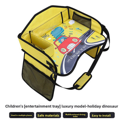 Car Folding Table Board Children Entertainment Tray