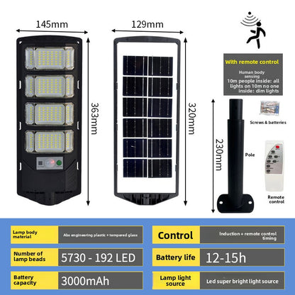 Solar Sensor Wall Light with Remote Control