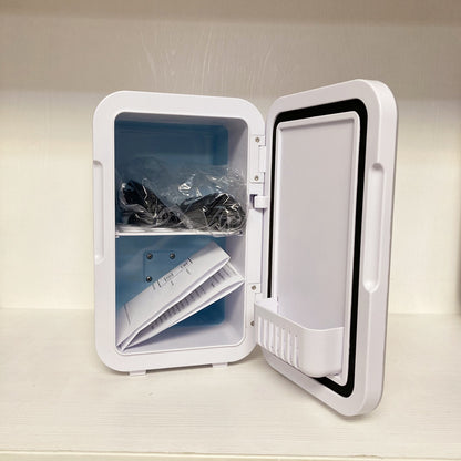 Portable 6L Dual Temperature Mini Refrigerator for Cooling and Heating