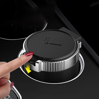 Multifunctional LED Car Ashtray with Metal Liner
