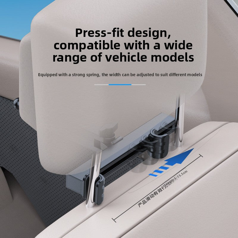 Car-Mounted Phone Holder for Rear Seat Headrest