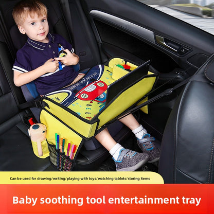 Car Folding Table Board Children Entertainment Tray