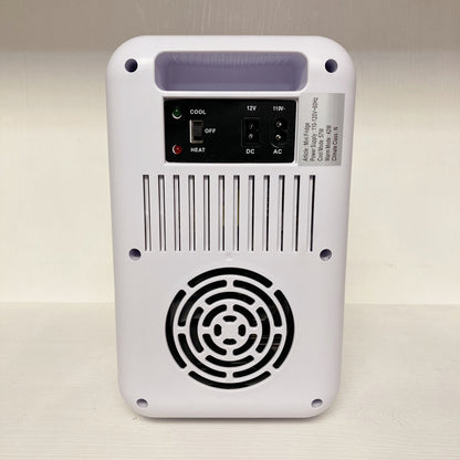 Portable 6L Dual Temperature Mini Refrigerator for Cooling and Heating